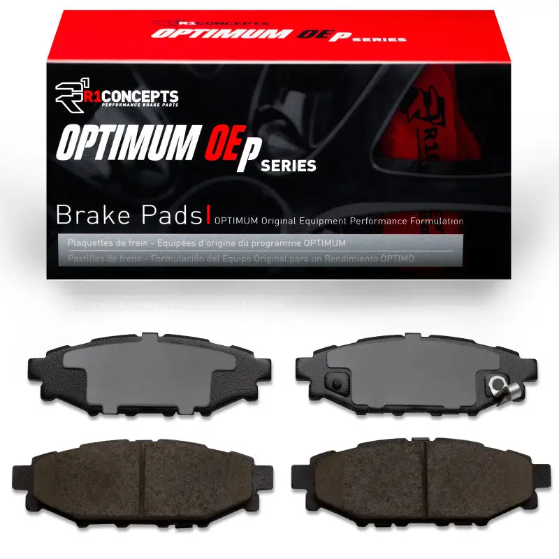 R1 Optimum Oe-Style Rear Brake Pads For 2005–2023 Subaru Impreza 1