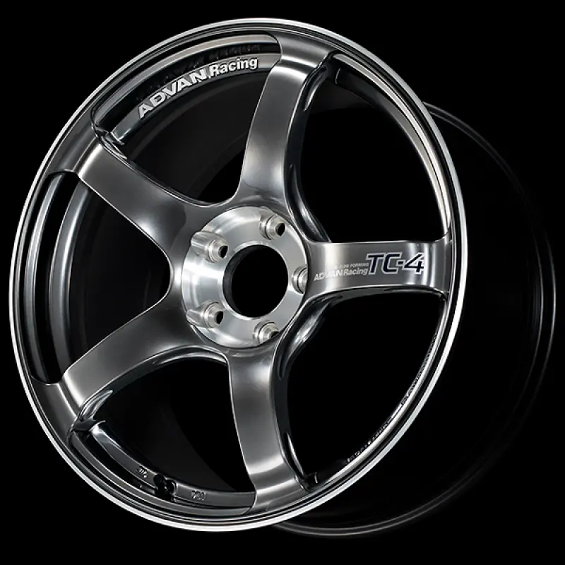 Advan Tc-4 Se 18X9.5 / +45 Offset / 5-114.3 / 73Mm Bore / Racing Hyper Black & Diamond Cut 1