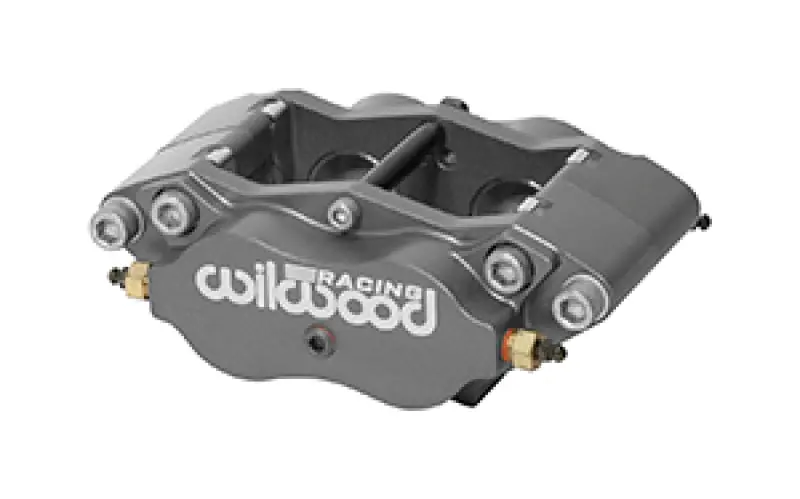 Wilwood Billet Narrow Dynalite Radial-Mount Brake Caliper: 1.38-Inch Piston, 0.81-Inch Disc Thickness, Type Iii Anodized Silver Finish 1